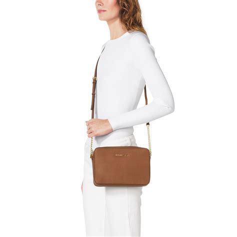 what's in my michael kors jet set crossbody|Michael Kors jet set saffiano.